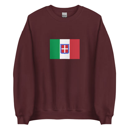 Italy - Kingdom of Sardinia (1848-1947) | Historical Italian Flag Interactive Sweatshirt