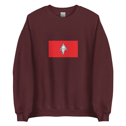 India - Kingdom of Travancore (1729-1949) | Historical Indian Flag Interactive Sweatshirt