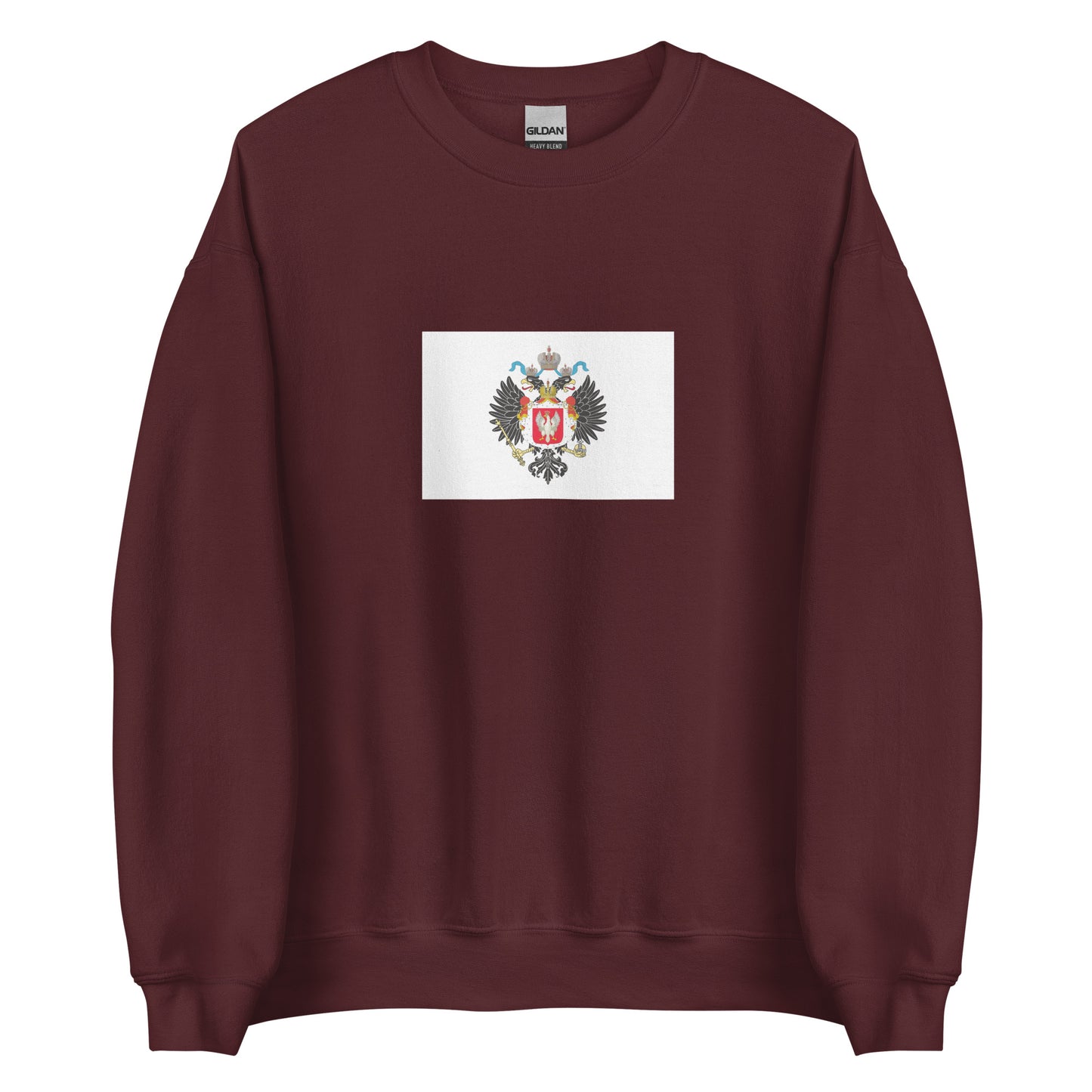 Poland - Kingdom of Poland (1815-1830) | Historical Polish Flag Interactive Sweatshirt