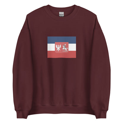 Poland - Kingdom of Poland - November Uprising (1830-1831) | Historical Polish Flag Interactive Sweatshirt