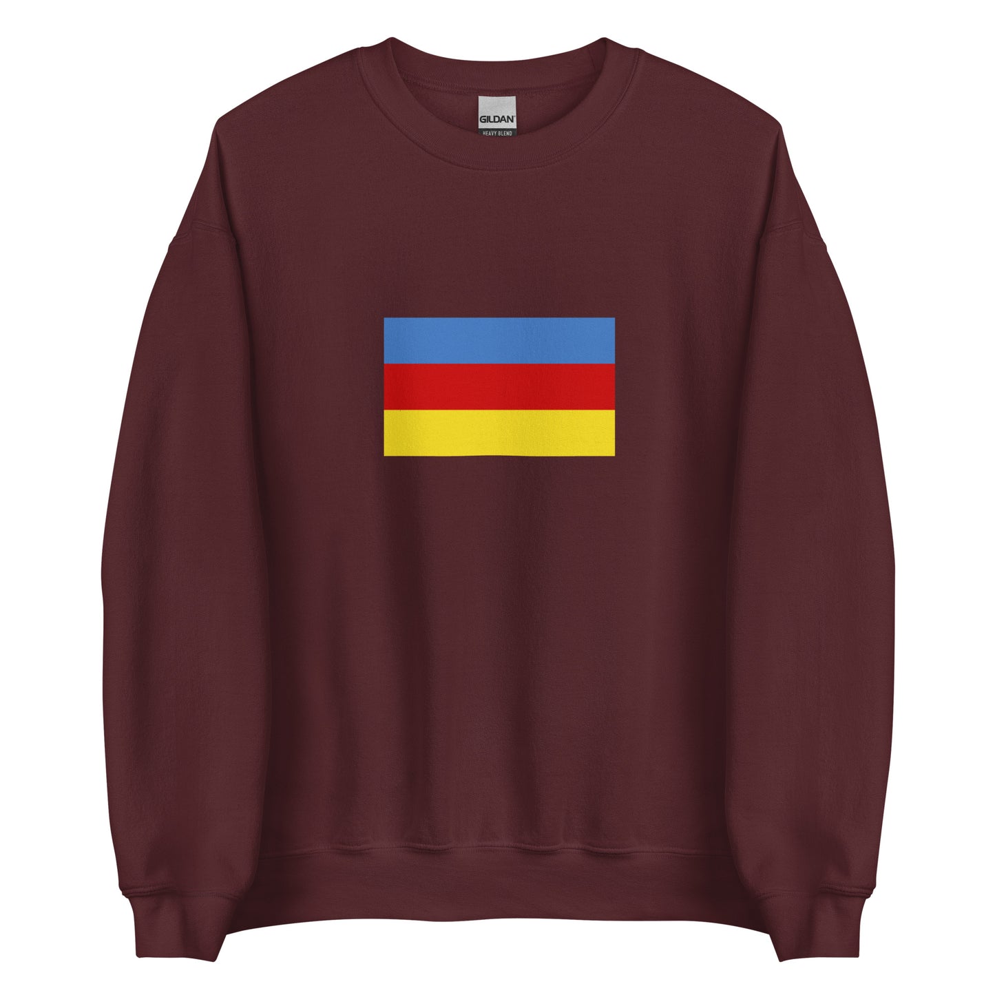 Poland - Kingdom of Galicia and Lodomeria (1849-1890) | Historical Polish Flag Interactive Sweatshirt