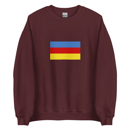 Poland - Kingdom of Galicia and Lodomeria (1849-1890) | Historical Polish Flag Interactive Sweatshirt
