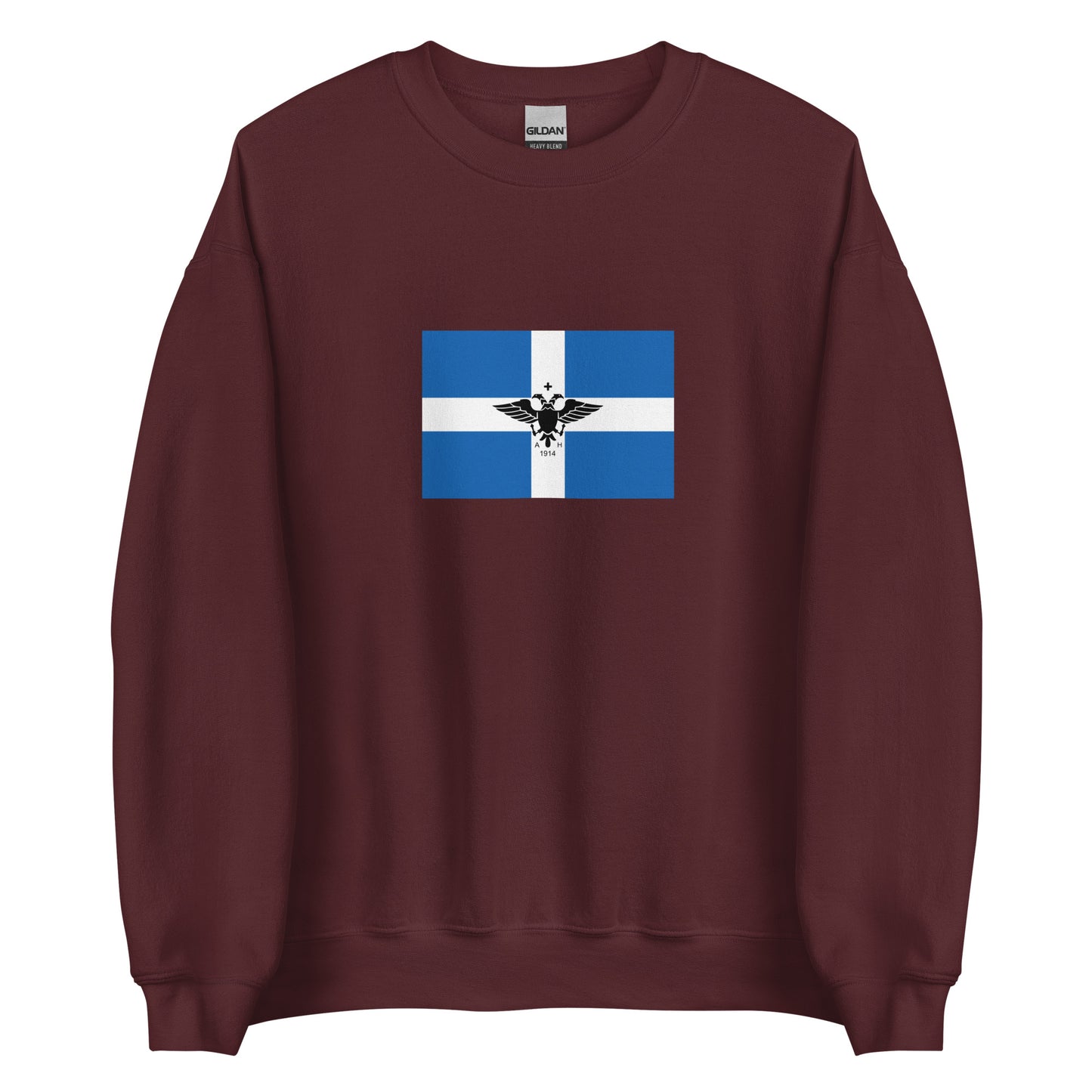 Greece - Republic of Northern Epirus (1914-1914) | Historical Greek Flag Interactive Sweatshirt