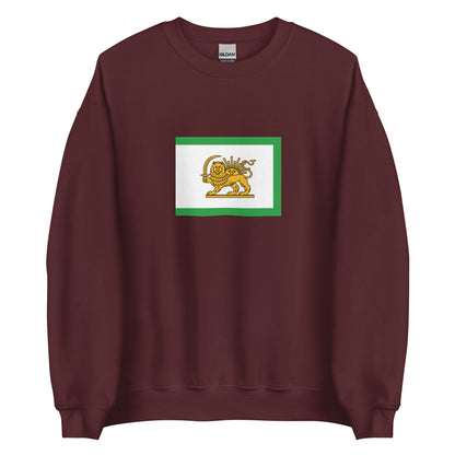 Iran - Qajar Dynasty II (1848-1907) | Historical Iran Flag Interactive Sweatshirt