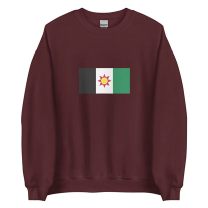Iraq - Iraqi Republic (1958-1968) | Historical Iraqi Flag Interactive Sweatshirt