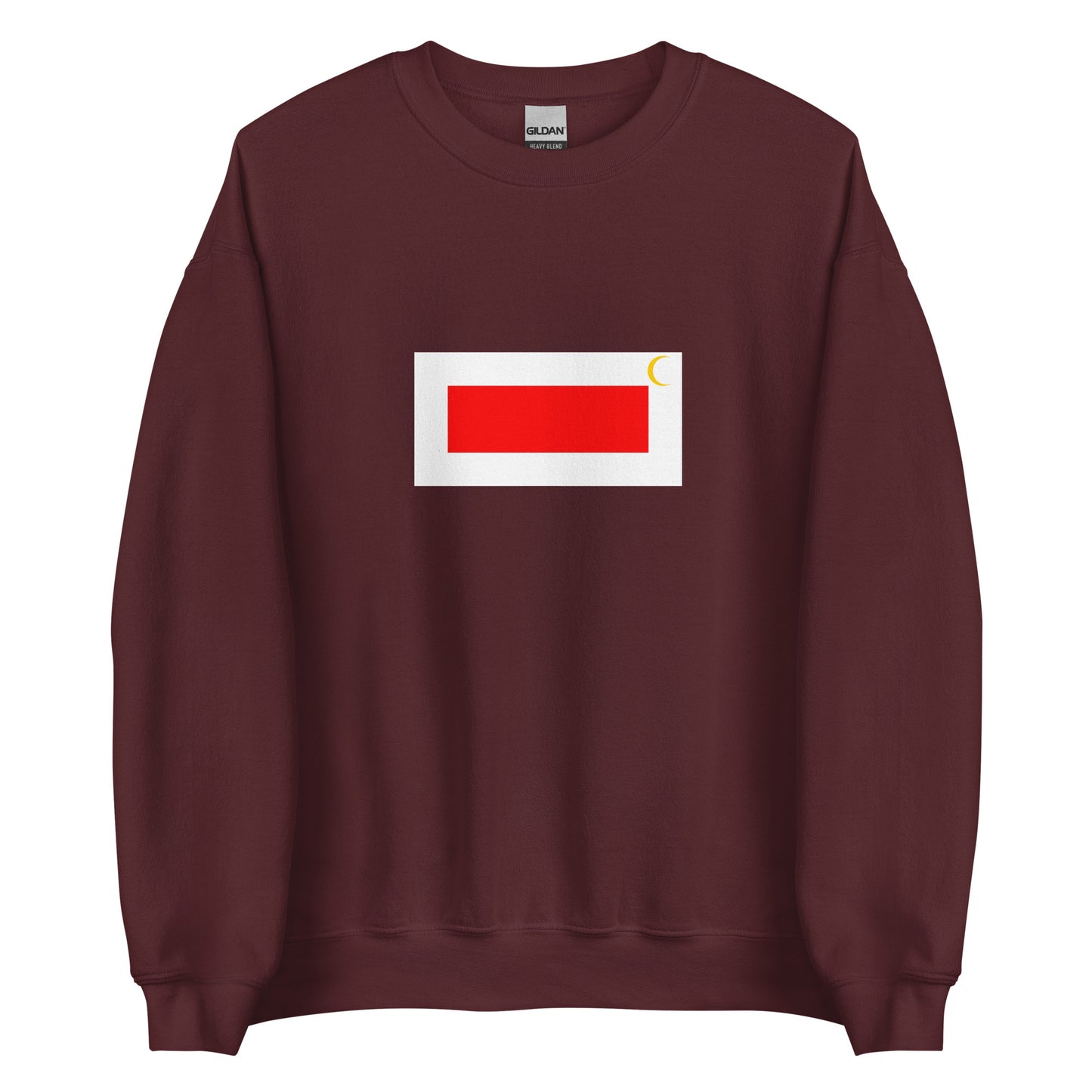 Qatar - Ottoman Qatar (1871-1913) | Historical Qatari Flag Interactive Sweatshirt