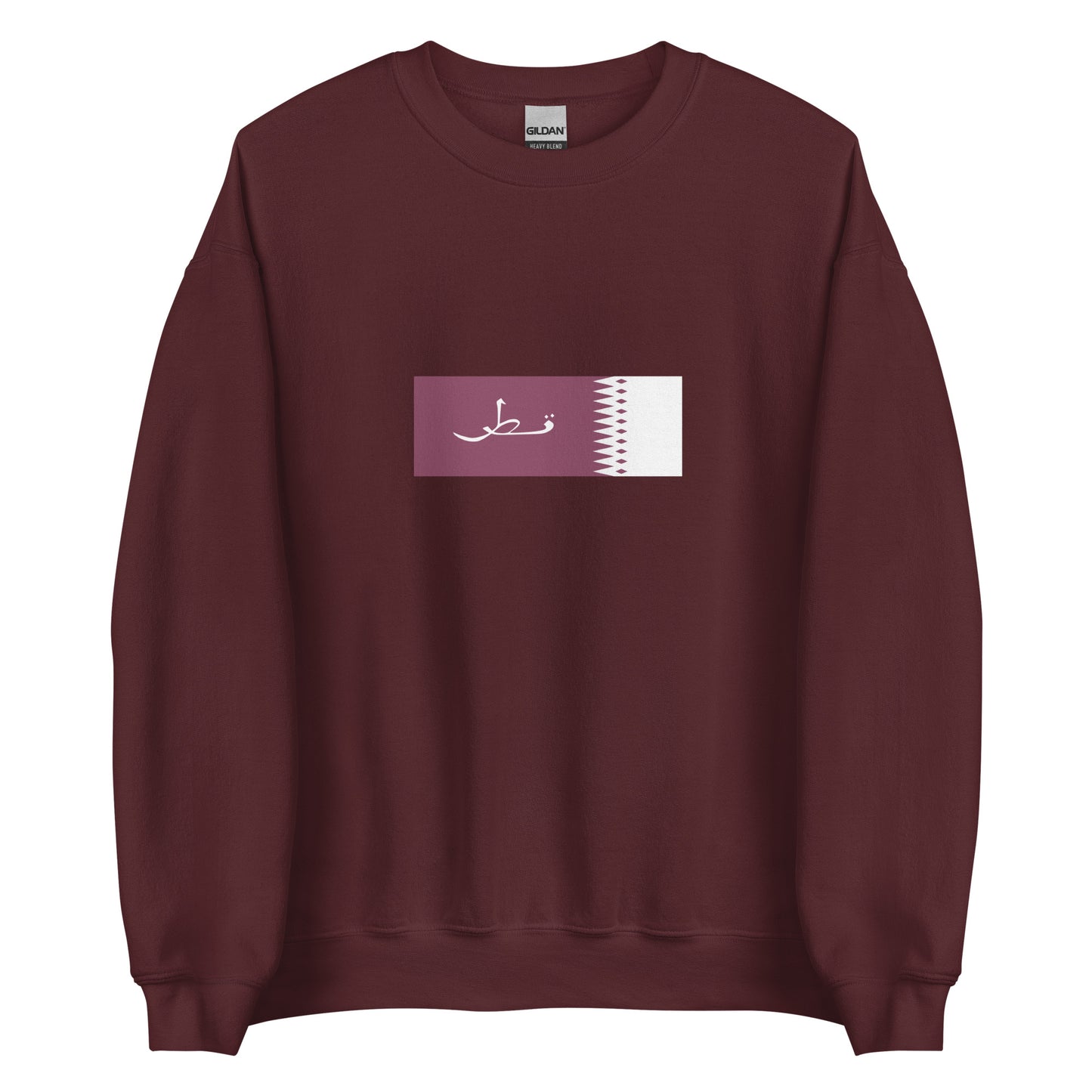 Qatar - British Qatar (1936-1949) | Historical Qatari Flag Interactive Sweatshirt