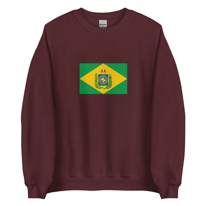 Brazil - Empire of Brazil (1822-1889) | Historical Brazilian Flag Interactive Sweatshirt