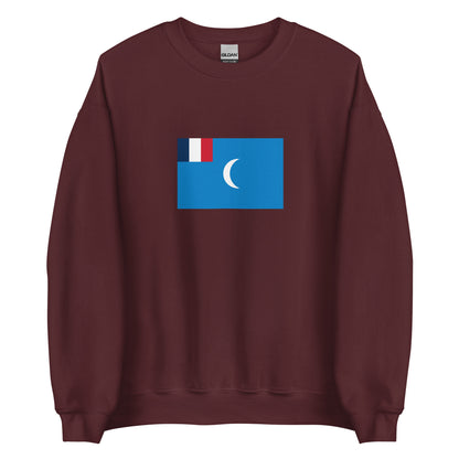 Syria - French Mandate for Syria and Lebanon (1923-1946) | Historical Syrian Flag Interactive Sweatshirt
