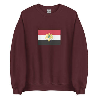 Egypt - Republic of Egypt (1952-1958) | Historical Egyptian Flag Interactive Sweatshirt