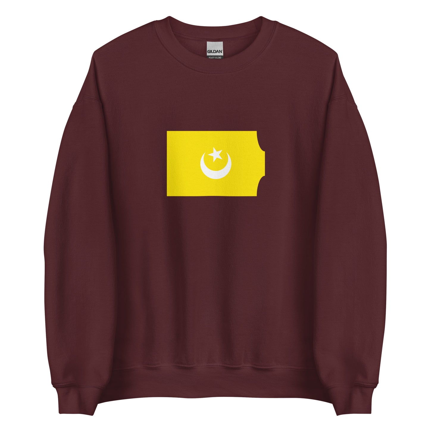 Algeria - Hafsid Kingdom (1229-1574) | Historical Algerian Flag Interactive Sweatshirt