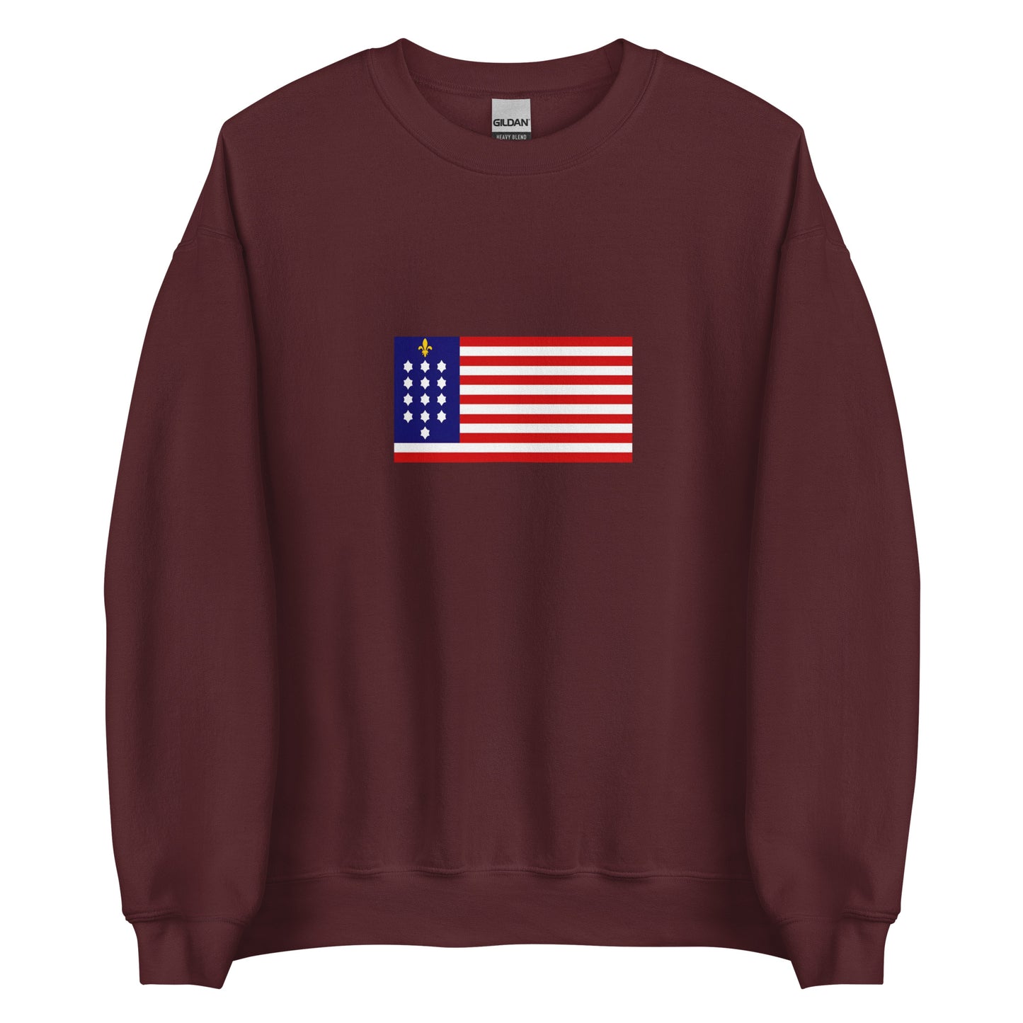 USA - Franco-American Alliance (1781) | Historical American Flag Interactive Sweatshirt