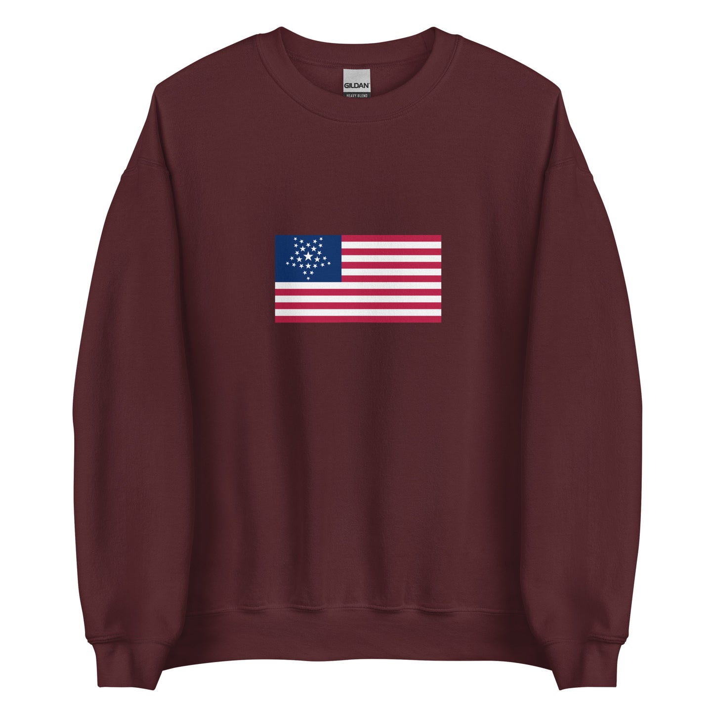 USA - 26 Great Star Flag (1837) | Historical American Flag Interactive Sweatshirt