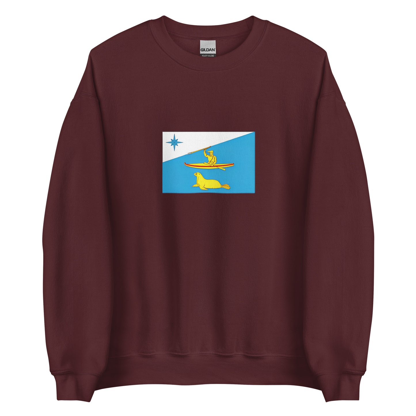 USA - Aleuts People | Indigenous American Flag Interactive Sweatshirt