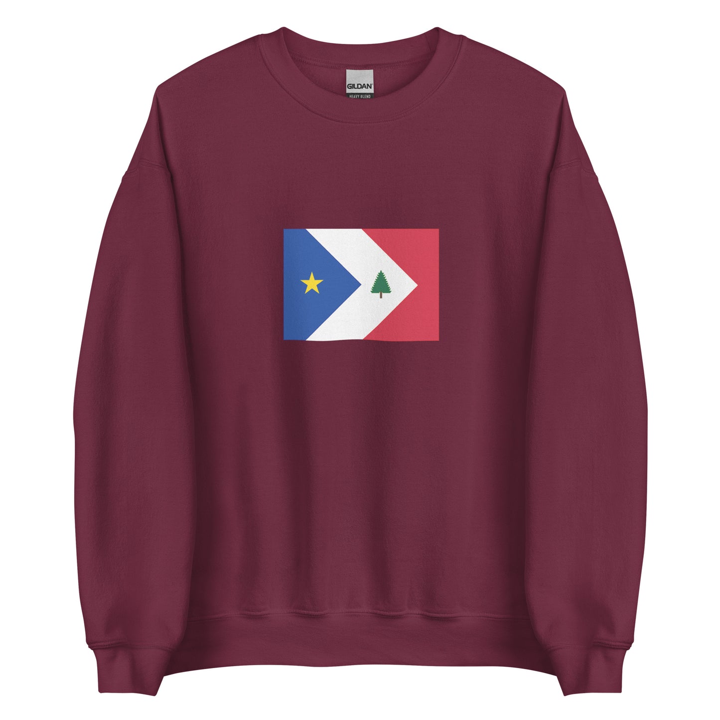 USA - New England Acadians | Ethnic American Flag Interactive Sweatshirt