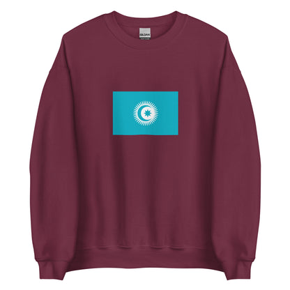Turkey - Pan-Turkic people | Ethnic Turkish Flag Interactive Sweatshirt