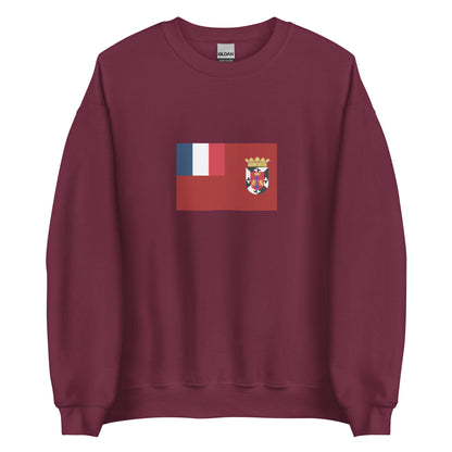 Dominican Republic - Era de Francia (1795-1813) | Historical Dominican Flag Interactive Sweatshirt