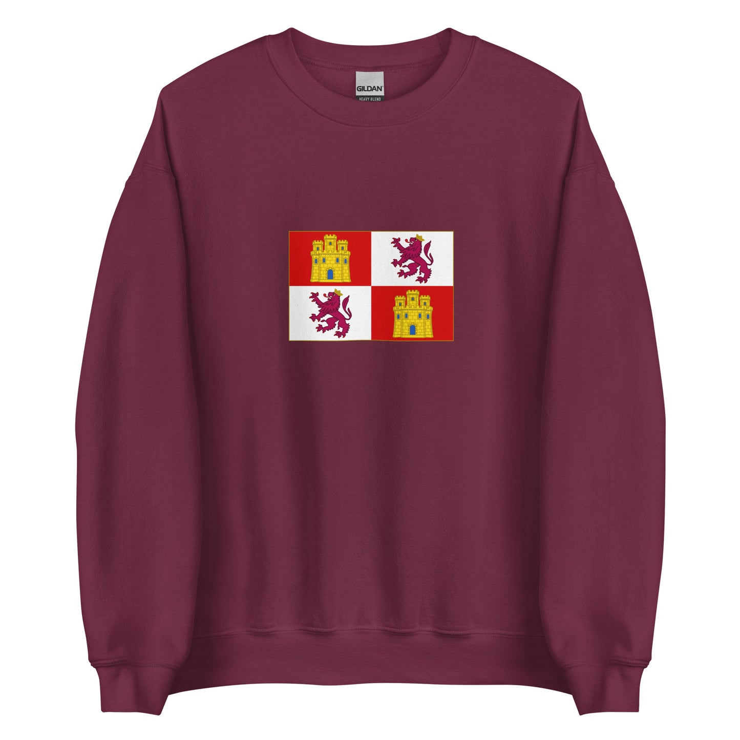 Dominican Republic - Crown of Castile (1492-1516) | Historical Dominican Flag Interactive Sweatshirt