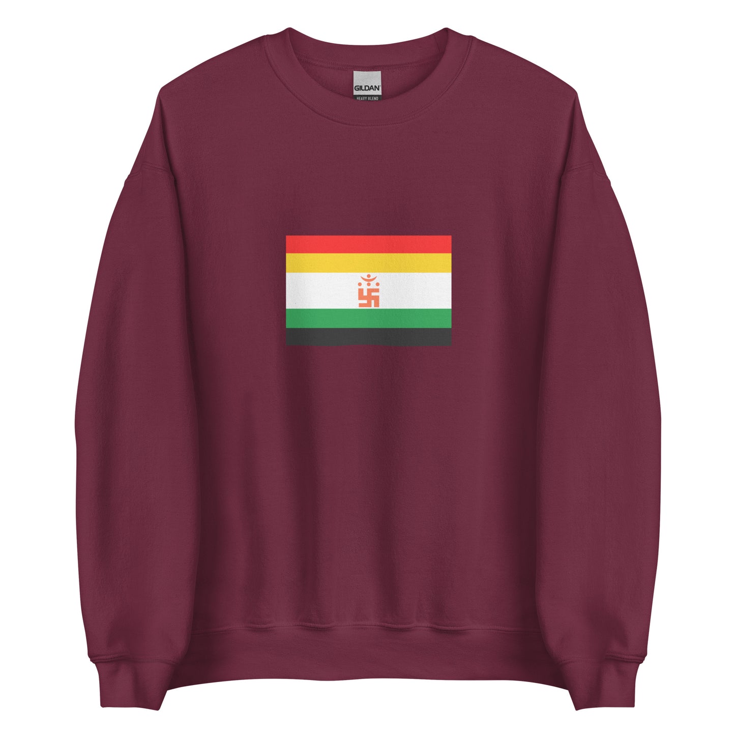 India - Jainism | Ethnic Indian Flag Interactive Sweatshirt