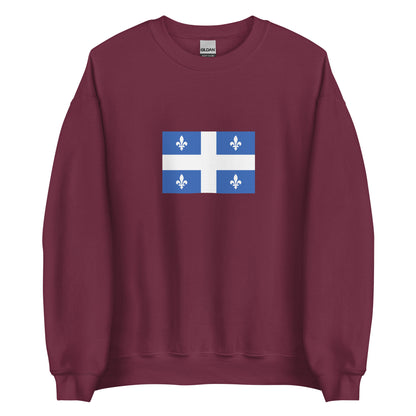 Canada - Quebecois People | Ethnic Canadian Flag Interactive Sweatshirt