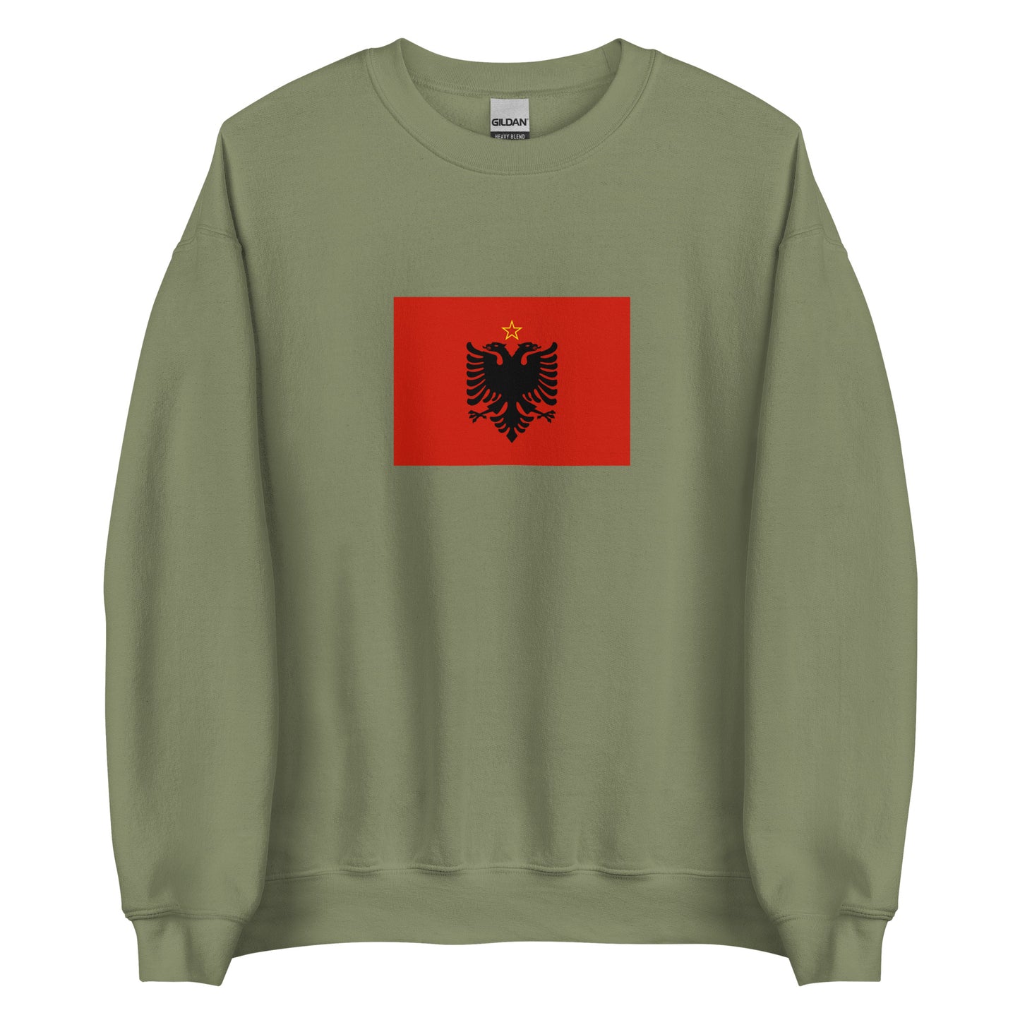 Albania - People's Socialist Republic of Albania (1946-1992) | Historical Albanian Flag Interactive Sweatshirt