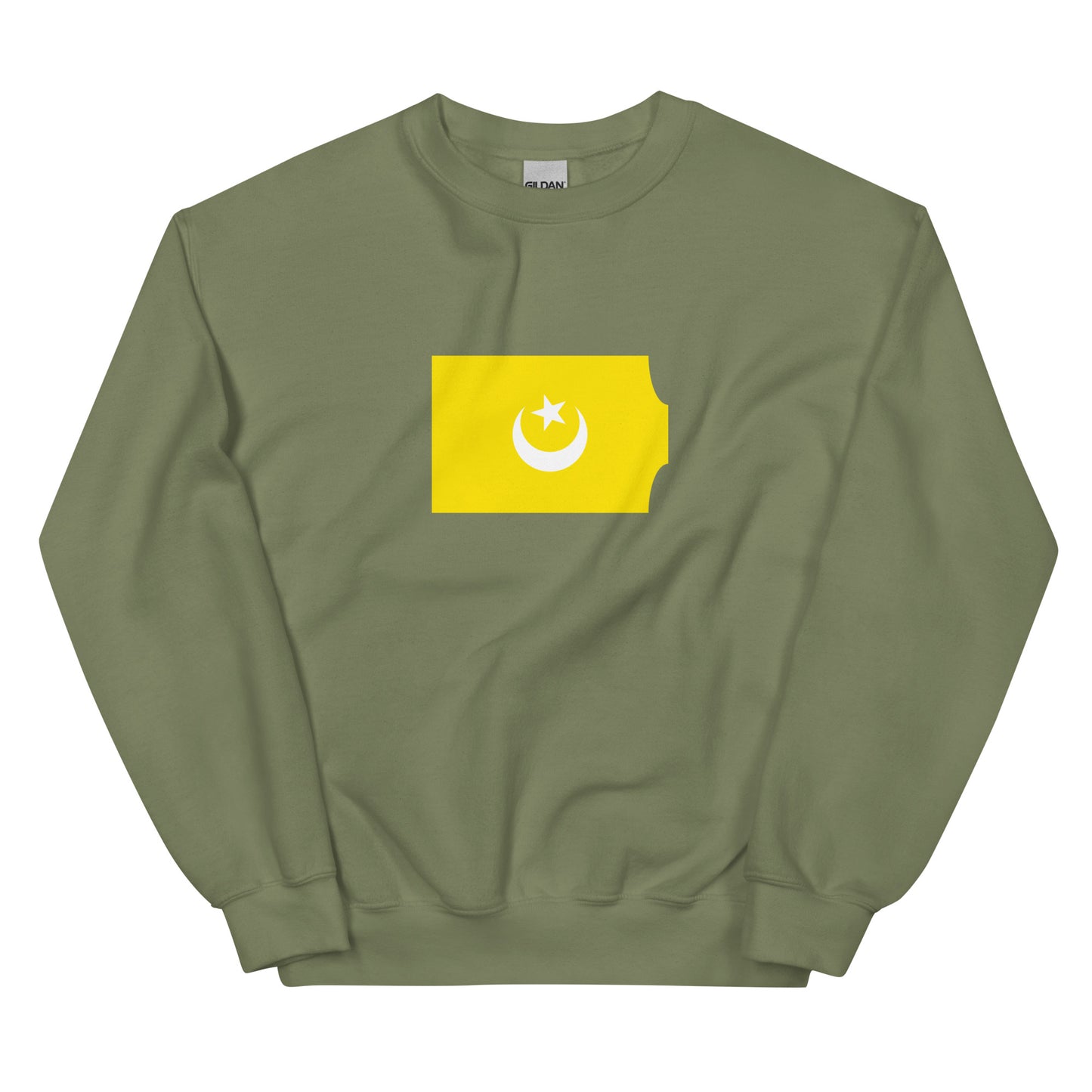 Algeria - Hafsid Kingdom (1229-1574) | Historical Algerian Flag Interactive Sweatshirt