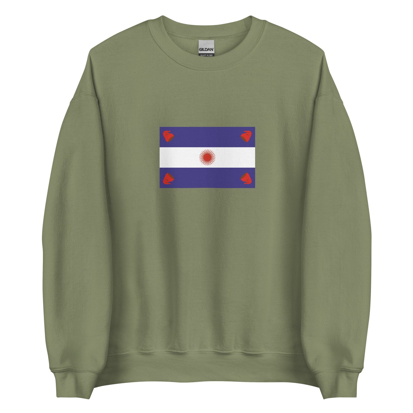 Argentina - Argentine Confederation (1831-1861) | Historical Argentina Flag Interactive Sweatshirt