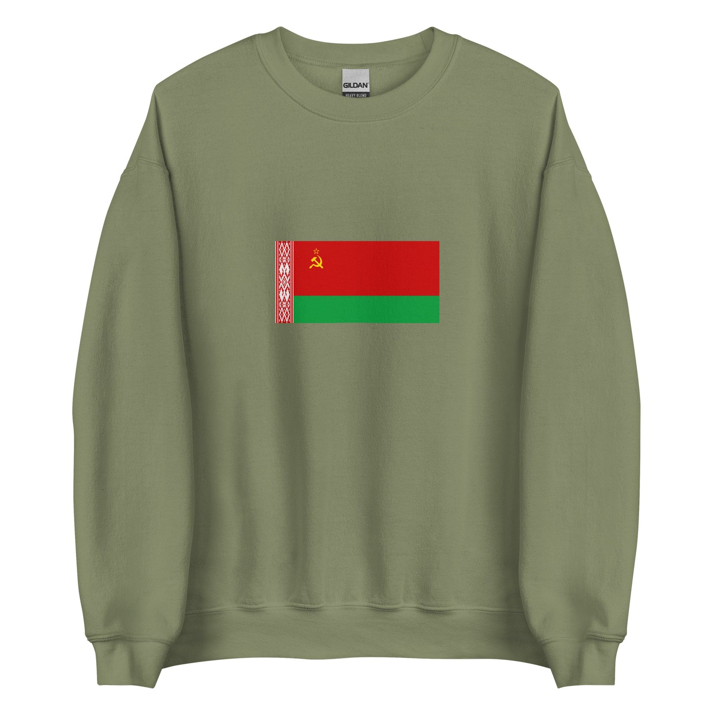 Belarus - Byelarussian Soviet Social Republic (1951 - 1991) | Historical Flag Unisex Sweatshirt