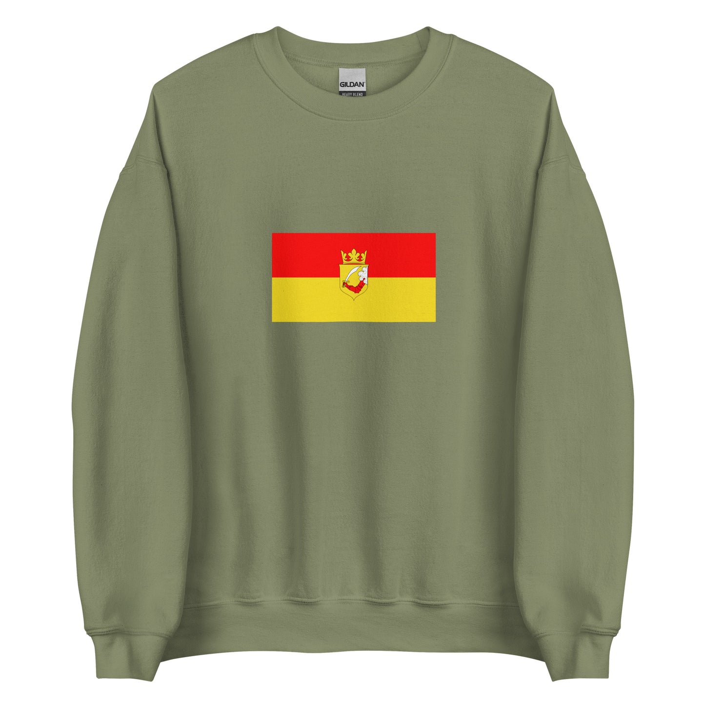 Bosnia Herzegovina - Austro-Hungarian Bosnia (1878-1908) | Historical Bosnian Flag Interactive Sweatshirt