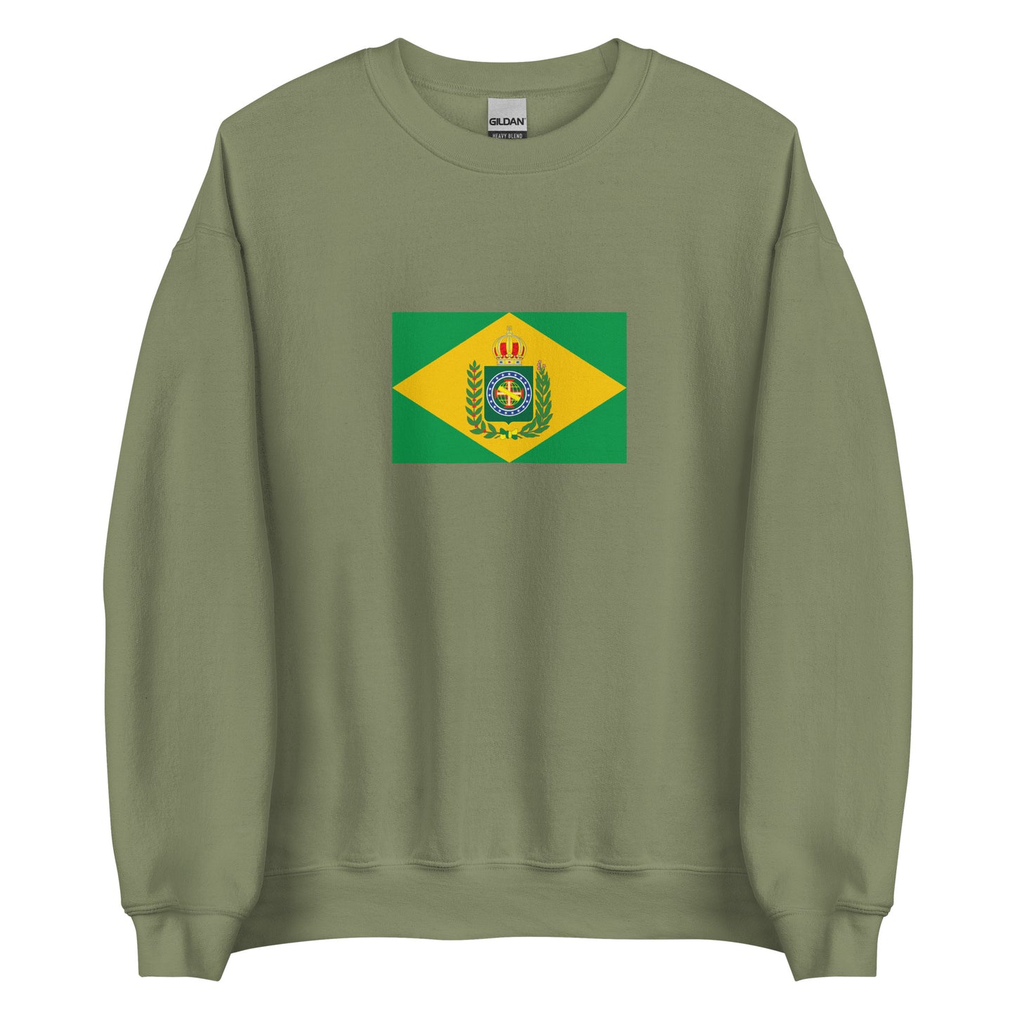 Brazil - Empire of Brazil (1822-1889) | Historical Brazilian Flag Interactive Sweatshirt