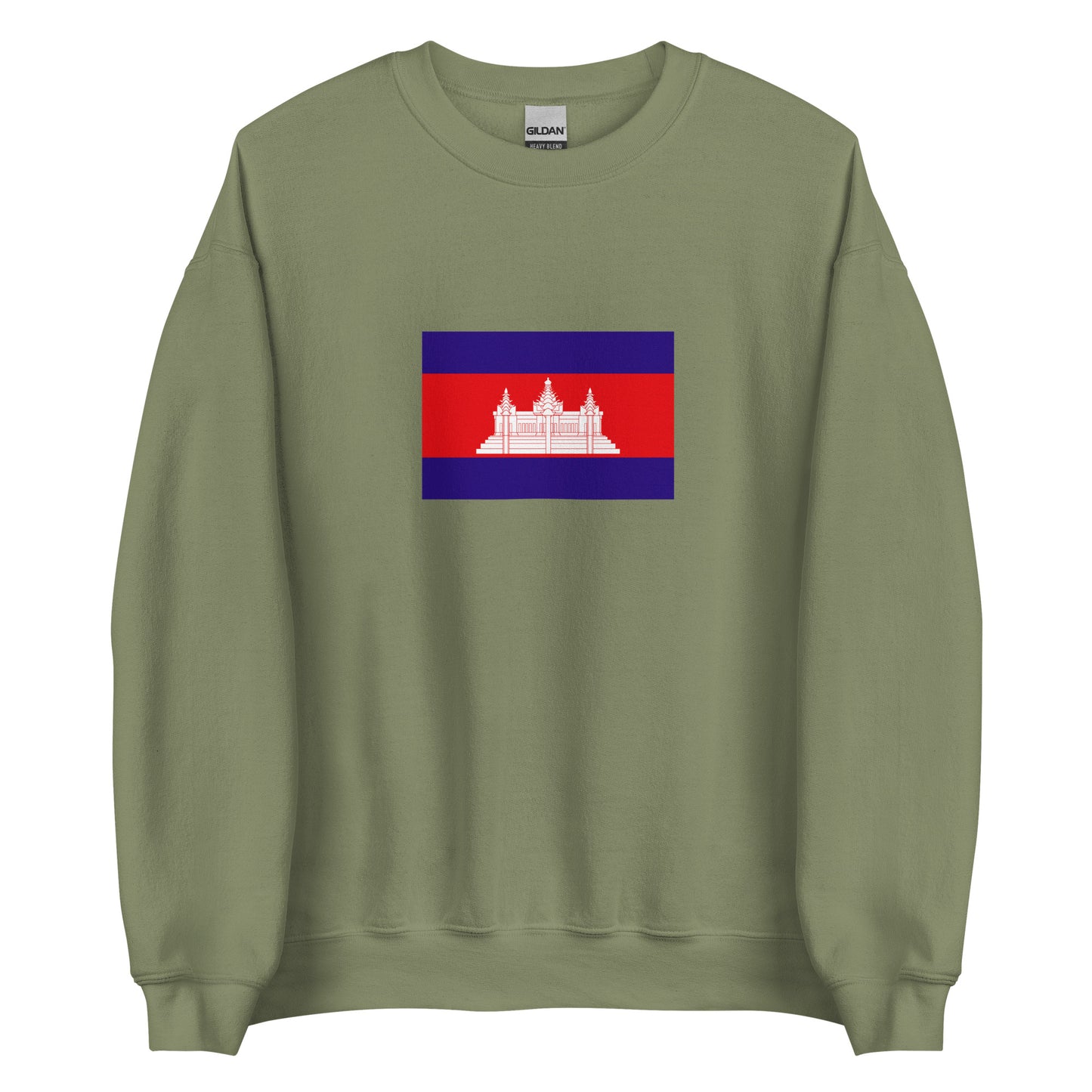 Cambodia - Kingdom of Cambodia (1953 - 1970) | Historical Flag Unisex Sweatshirt