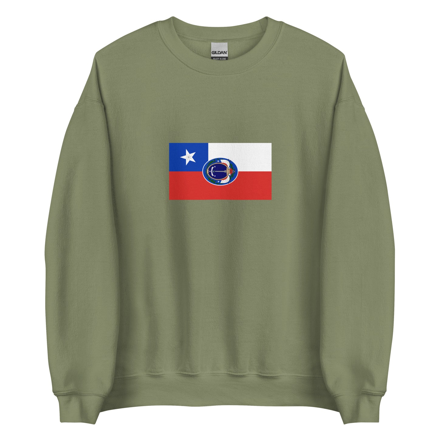 Chile - First Chilean Republic (1818-1834) | Historical Chilean Flag Interactive Sweatshirt