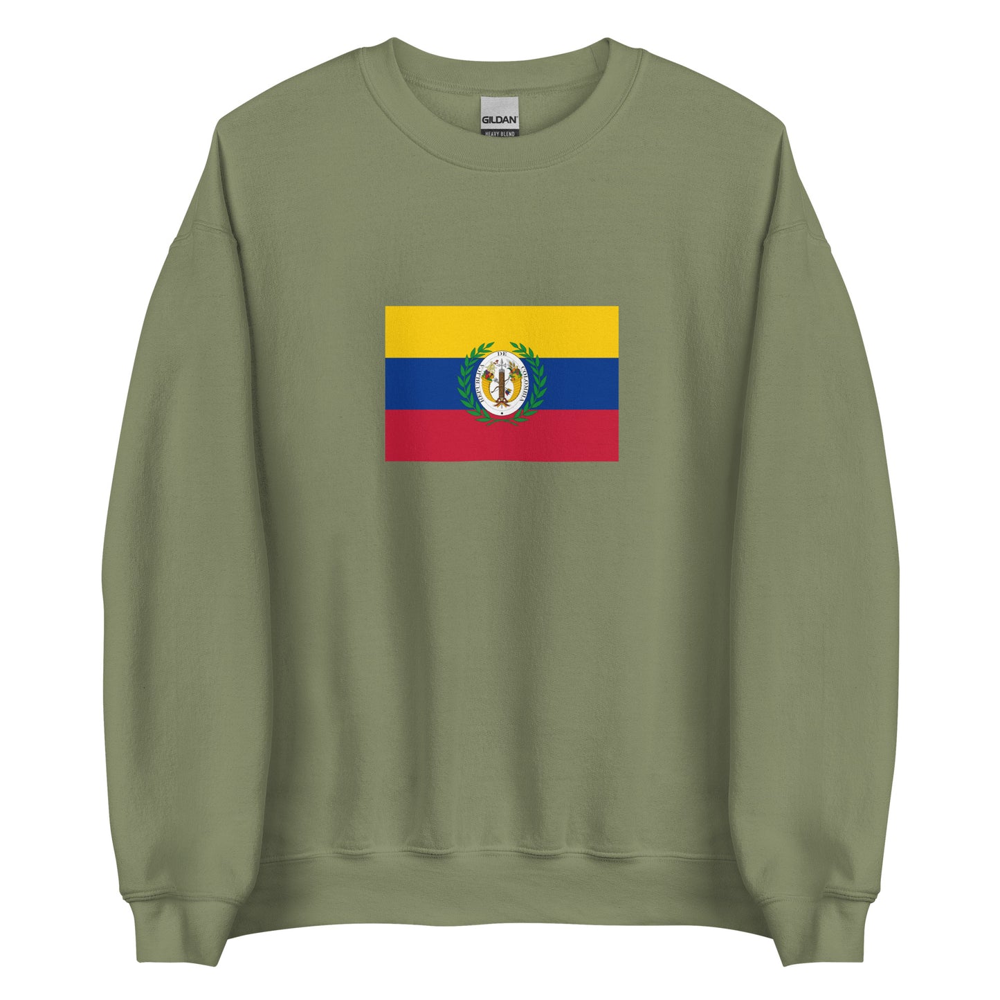 Colombia - Gran Colombia (1819-1831) | Historical Colombian Flag Interactive Sweatshirt