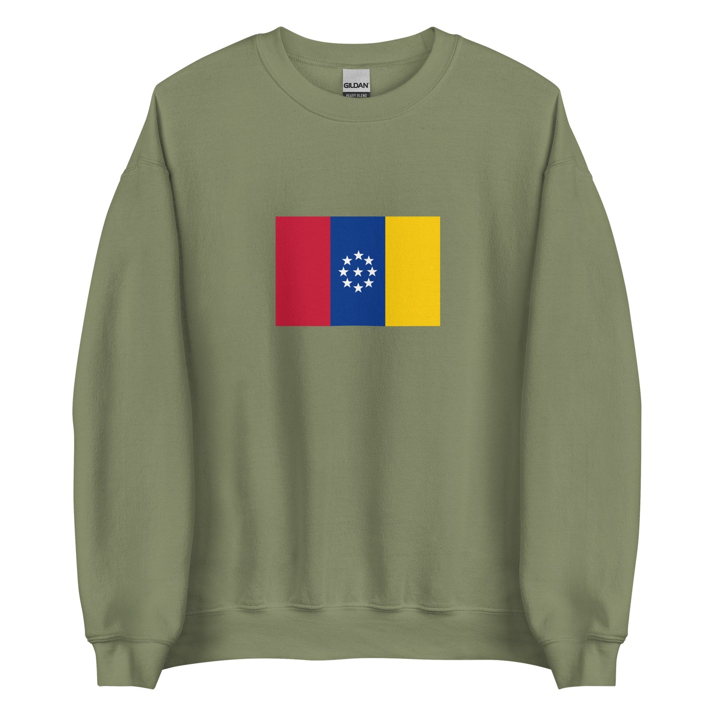 Colombia - United States of Colombia (1861-1861) | Historical Colombian Flag Interactive Sweatshirt