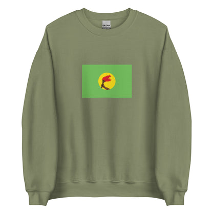 Democratic Republic of Congo - Republic of Zaire (1971-1997) | Historical Congolese Flag Interactive Sweatshirt