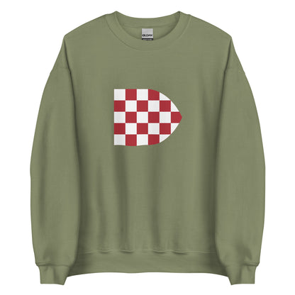 Croatia - Kingdom of Croatia and Dalmatia (1102-1526) | Historical Croatian Flag Interactive Sweatshirt