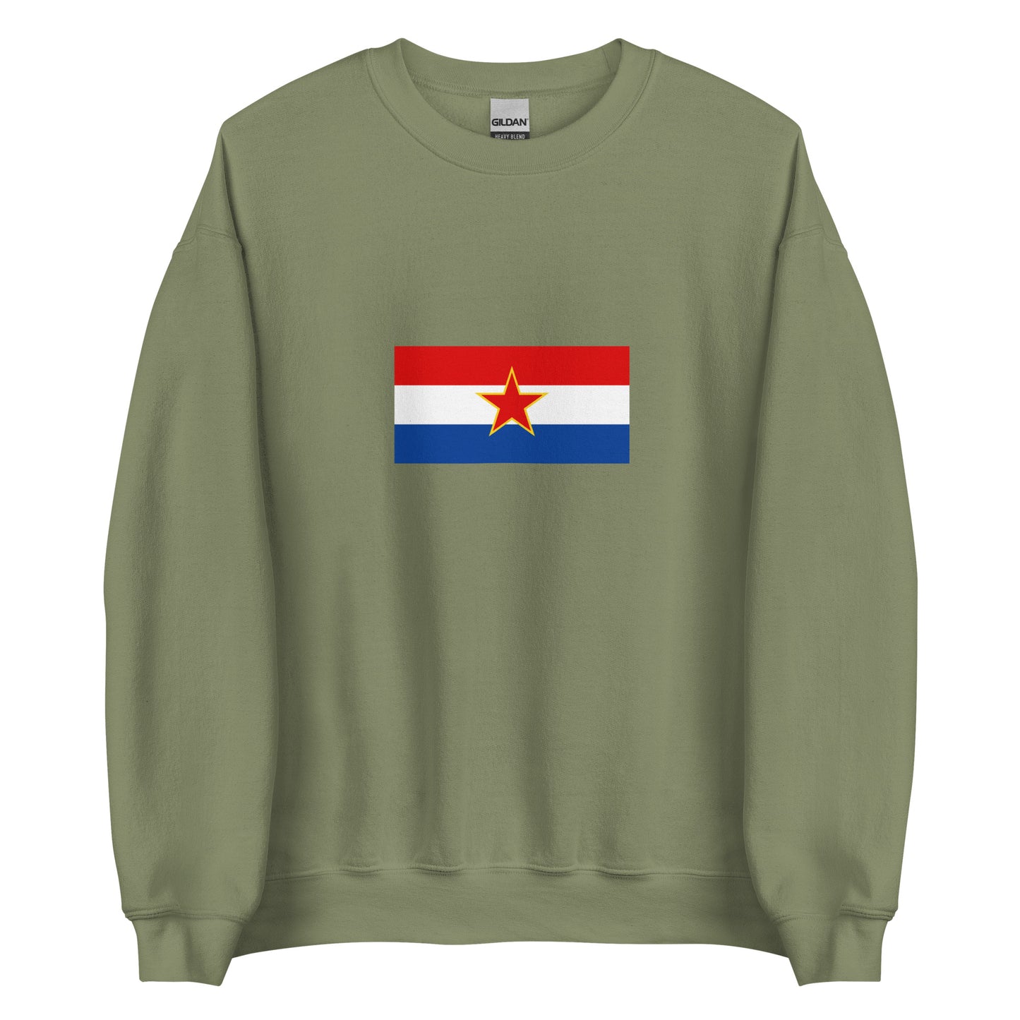 Croatia - Socialist Republic of Croatia (1941-1991) | Historical Croatian Flag Interactive Sweatshirt