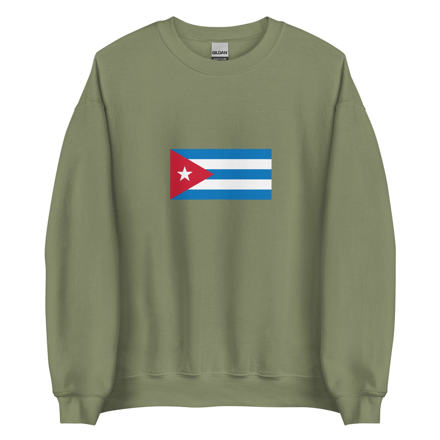 Cuba - First Republic of Cuba (1902-1959) | Historical Cuban Flag Interactive Sweatshirt