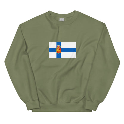 Finland - Kingdom of Finland (1918-1920) | Historical Finnish Flag Interactive Sweatshirt