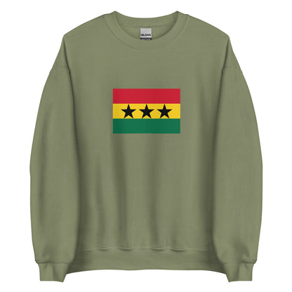Ghana - Union of African States (1961-1963) | Historical Ghanaian Flag Interactive Sweatshirt