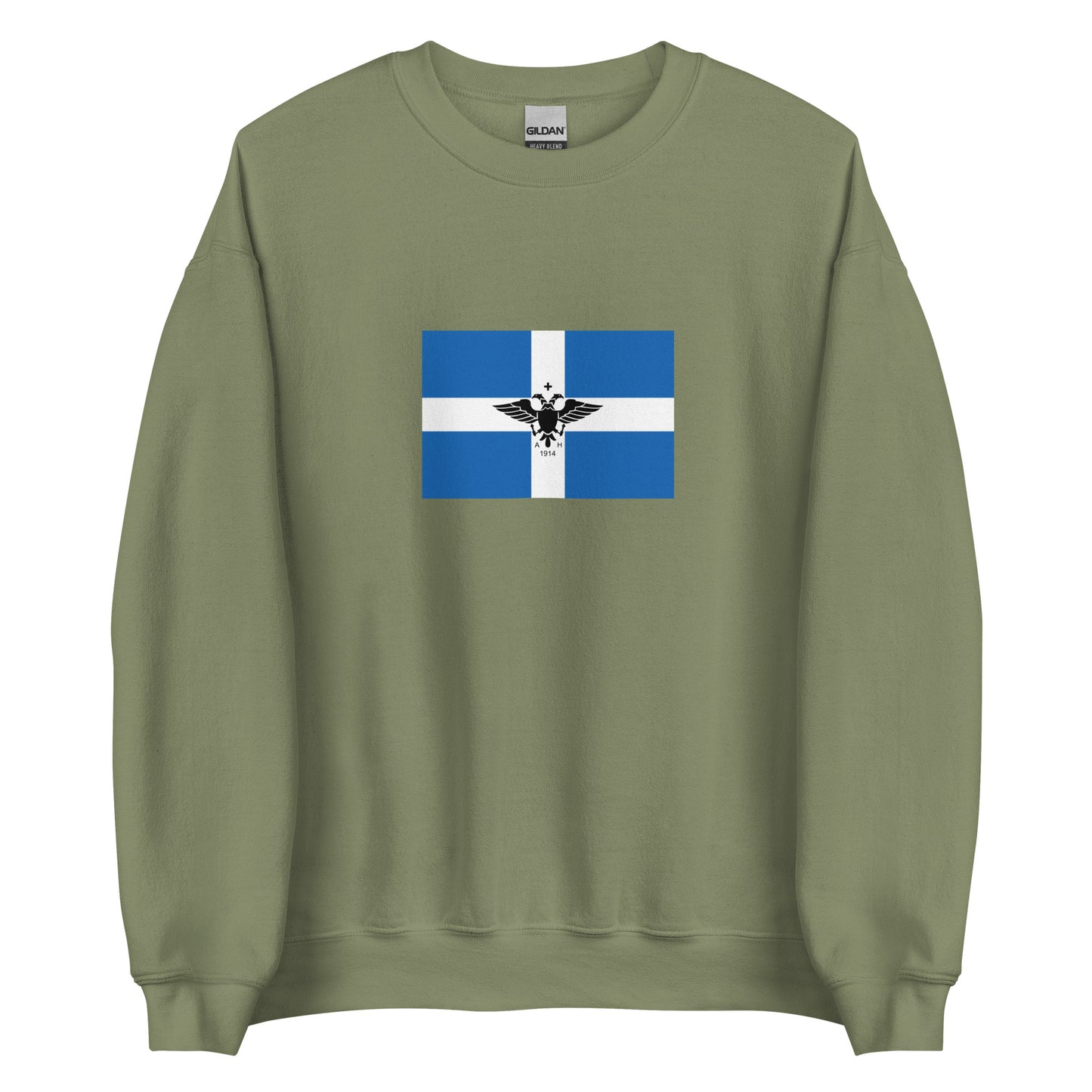 Greece - Republic of Northern Epirus (1914-1914) | Historical Greek Flag Interactive Sweatshirt