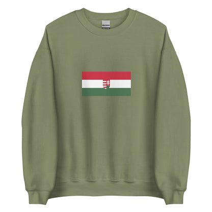 Hungary - First Hungarian Republic (1918-1919) | Historical Hungarian Flag Interactive Sweatshirt