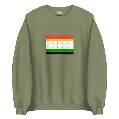 India - Maurya Empire (322BC-180BC) | Historical Indian Flag Interactive Sweatshirt