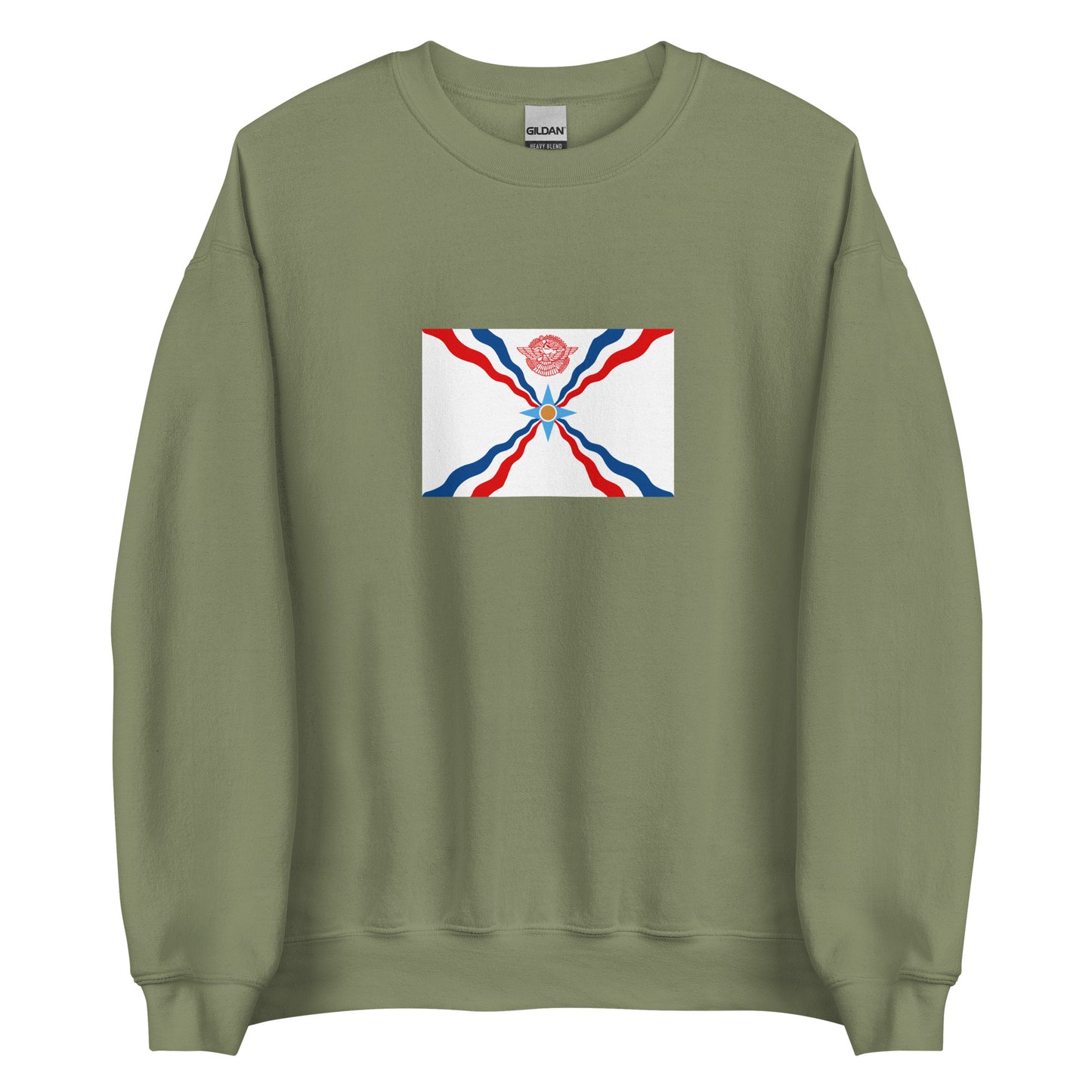 Iraq - Assyrian Empire (2025BC-609BC) | Historical Iraqi Flag Interactive Sweatshirt