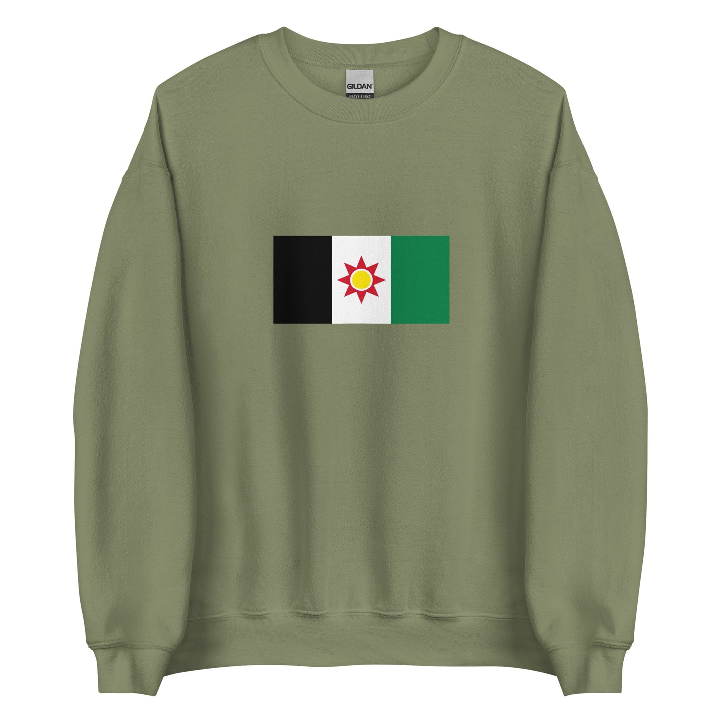 Iraq - Iraqi Republic (1958-1968) | Historical Iraqi Flag Interactive Sweatshirt