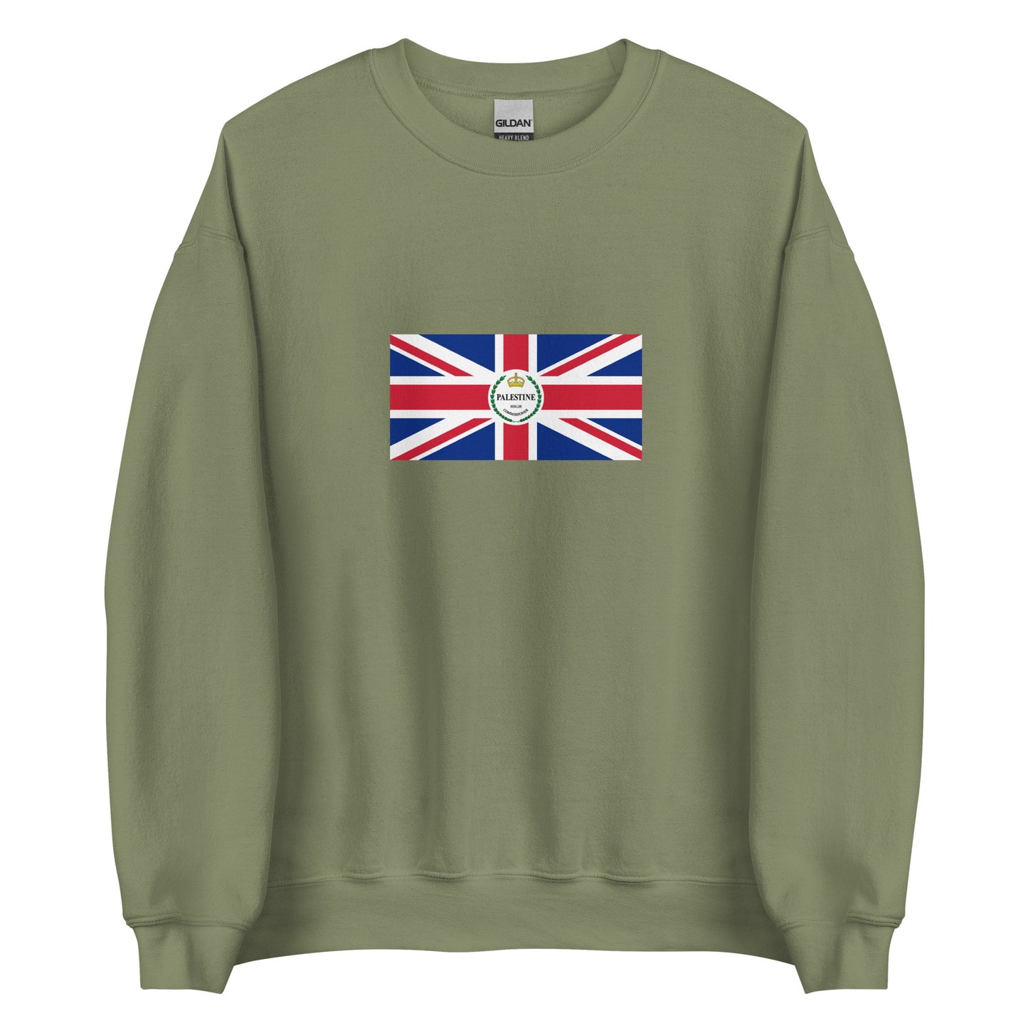 Israel - Higher Commissioner for Palestine and Transjordan (1920-1948) | Historical Israeli Flag Interactive Sweatshirt