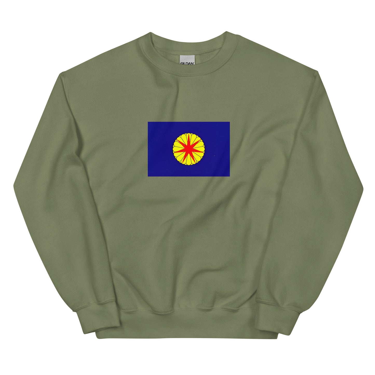 Japan - Republic of Ezo (1869-1869) | Historical Japanese Flag Interactive Sweatshirt