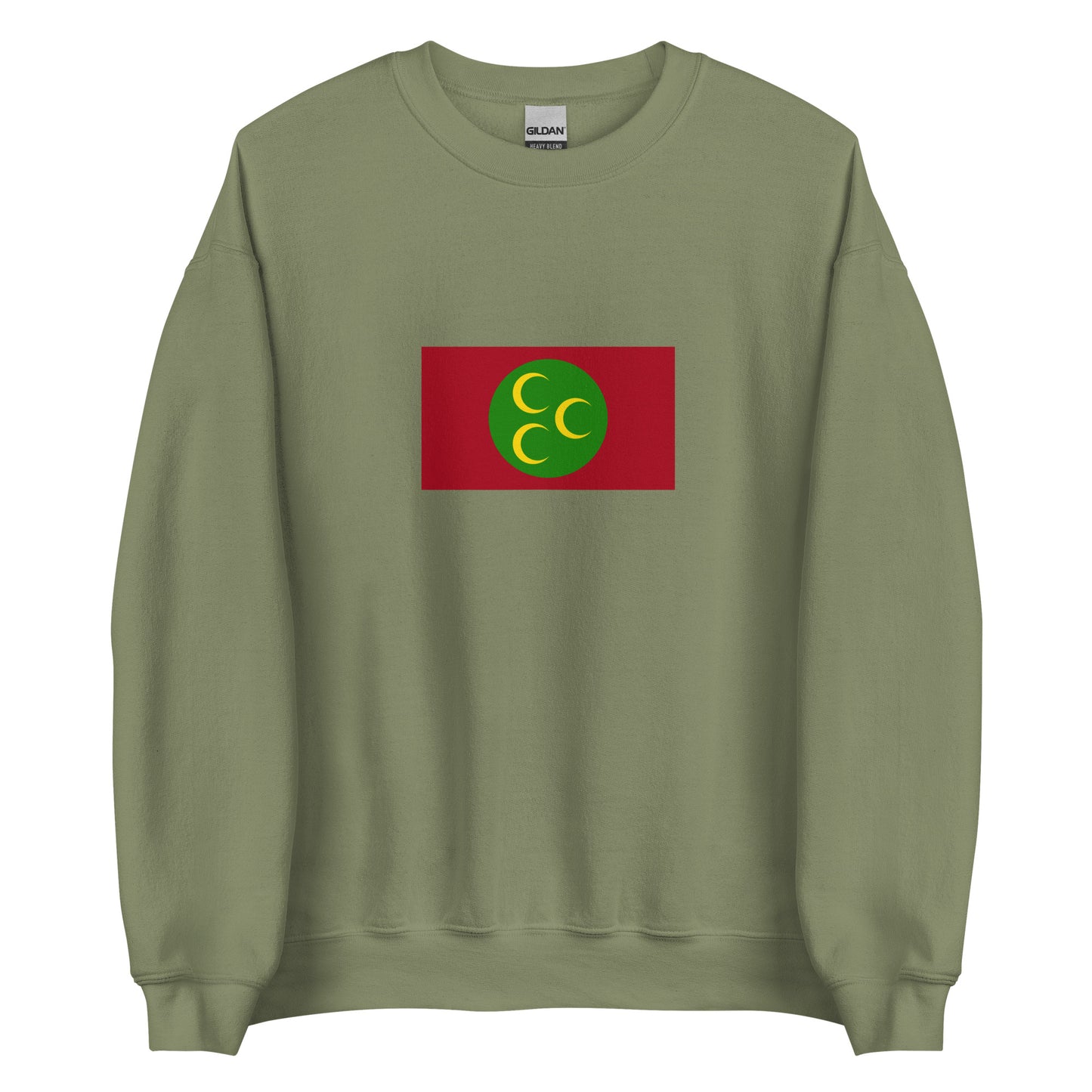 Jordan - Ottoman Syria (1516-1918) | Historical Jordanian Flag Interactive Sweatshirt