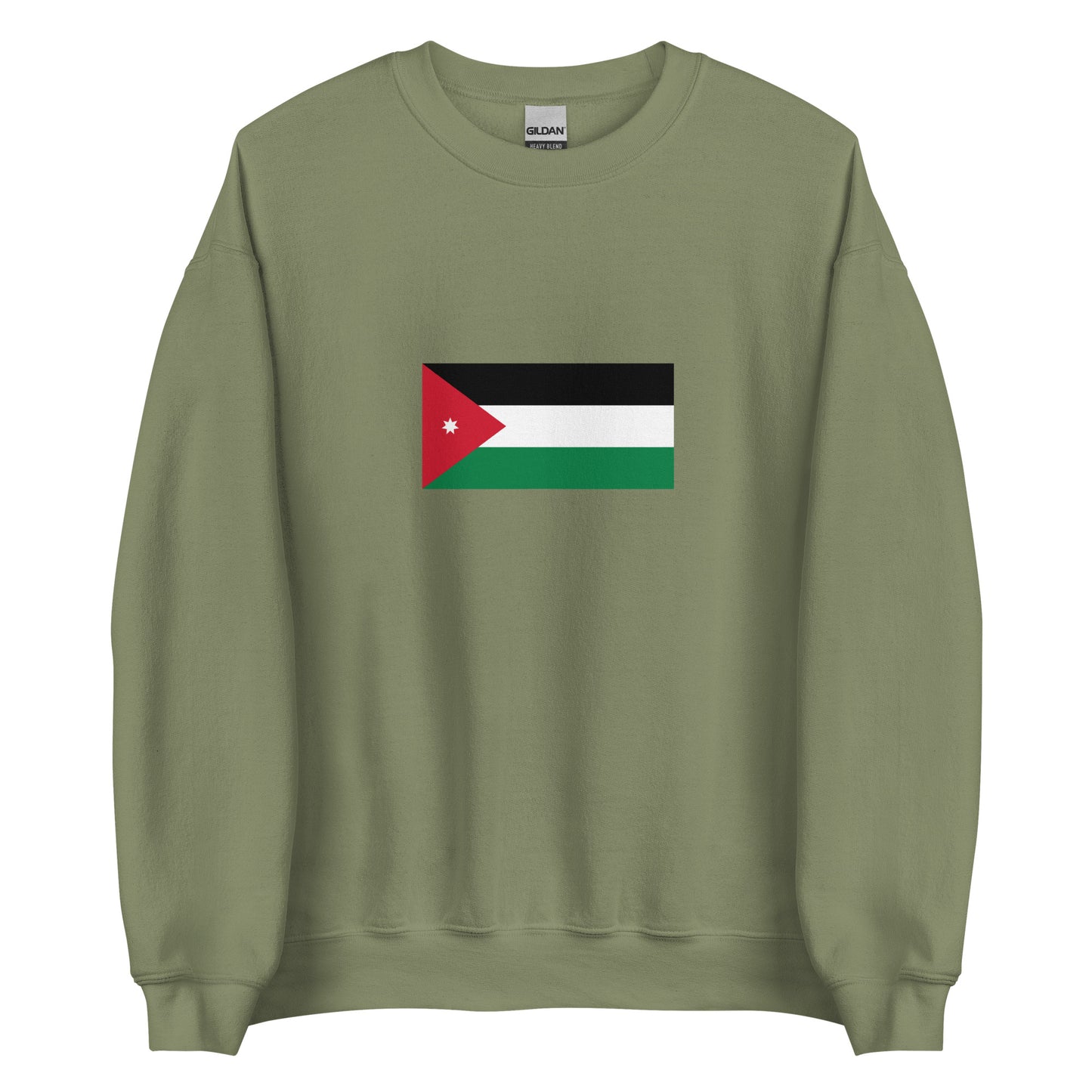 Jordan - Emirate of Transjordan (1921-1946) | Historical Jordanian Flag Interactive Sweatshirt