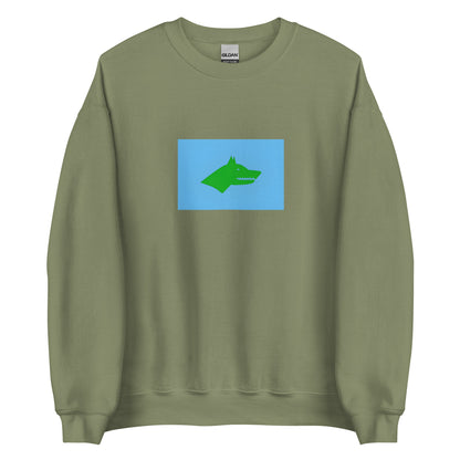Kyrgyzstan - First Turkic Empire (552-603) | Historical Kyrgyz Flag Interactive Sweatshirt